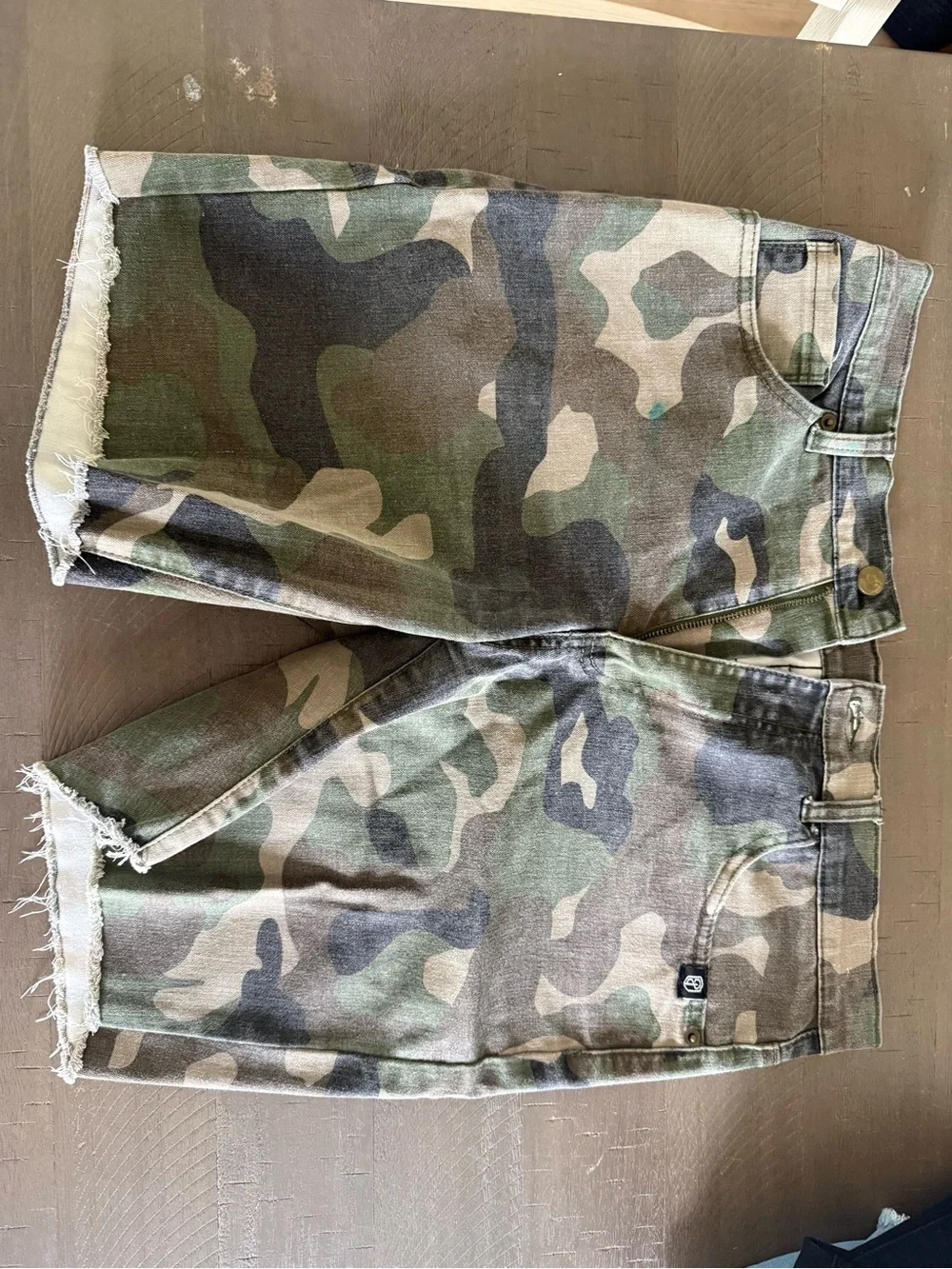 Born Primitive Camo Men's Shorts - Green, Brown, Black